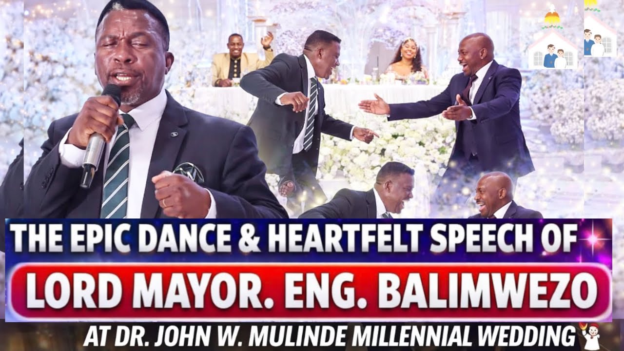 Kampala Lord Mayor, Eng. Balimwezo, Delivers POWERFUL Speech & Dance at Dr. John Mulinde's Wedding!