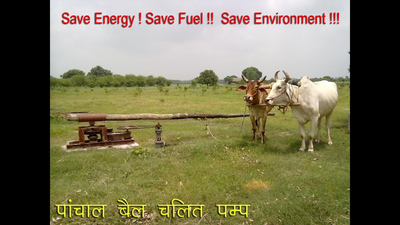 PANCHAL Cattle Driven Water Pump and Animal Driven other Systems. बैल / पशु चालित पम्प और अन्य उपकरण