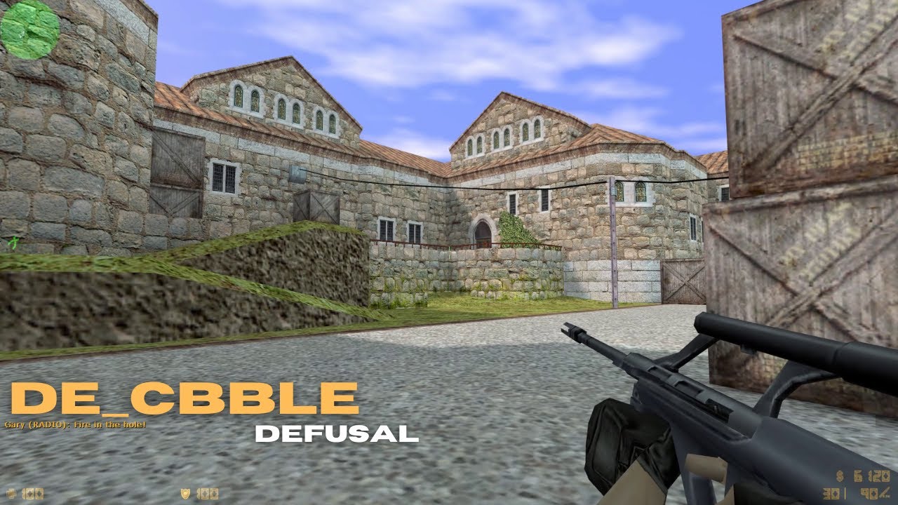 Counter strike 1.6 de_cbble ASMR (No Commentary) PC Gameplay 1080p60 FHD 60Fps (Nostalgic)