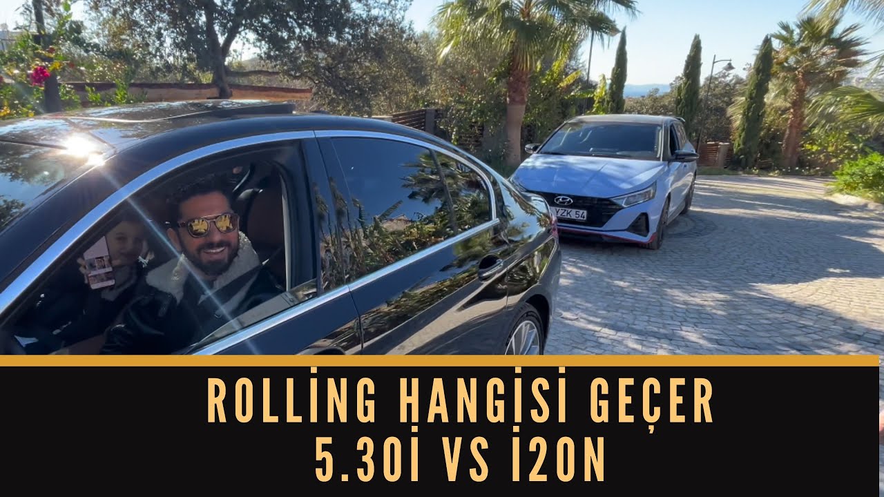 Hyundai İ20N vs BMW 5.30İ Rolling Kapışması. CarVlog Pov Sürüş Gazlama #drag #carvlog  #bmw #hyundai