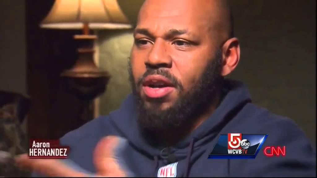 Former teammate of Aaron Hernandez shows support