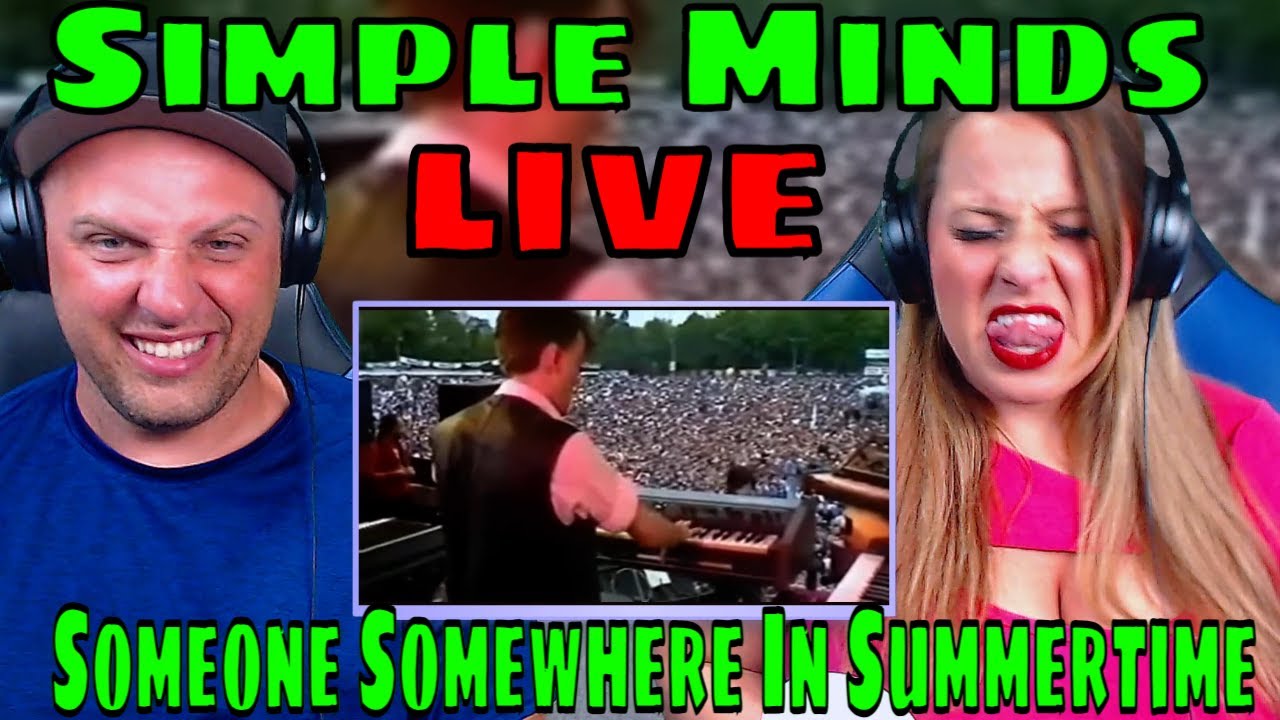 REACTION TO Simple Minds Someone Somewhere In Summertime Live 1983 | THE WOLF HUNTERZ REACTIONS