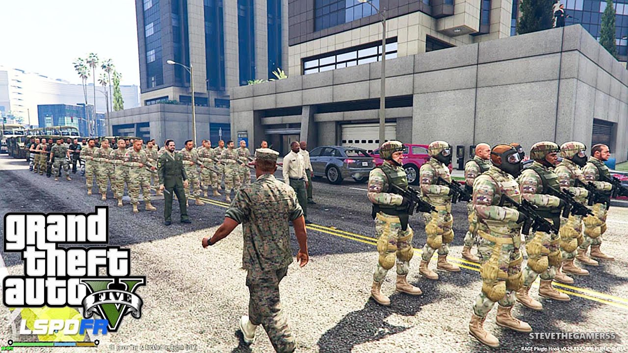 Joining the ARMY in GTA 5 (GTA 5 Mods)