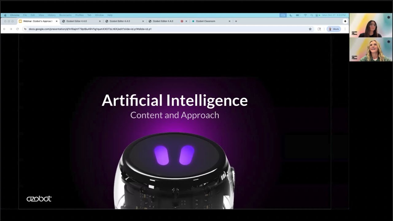 Ozobot's Approach to AI Education | October 2025 Webinar