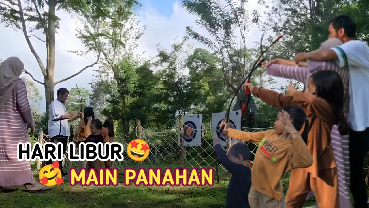 SERUNYA BERMAIN PANAH 🎯#archery