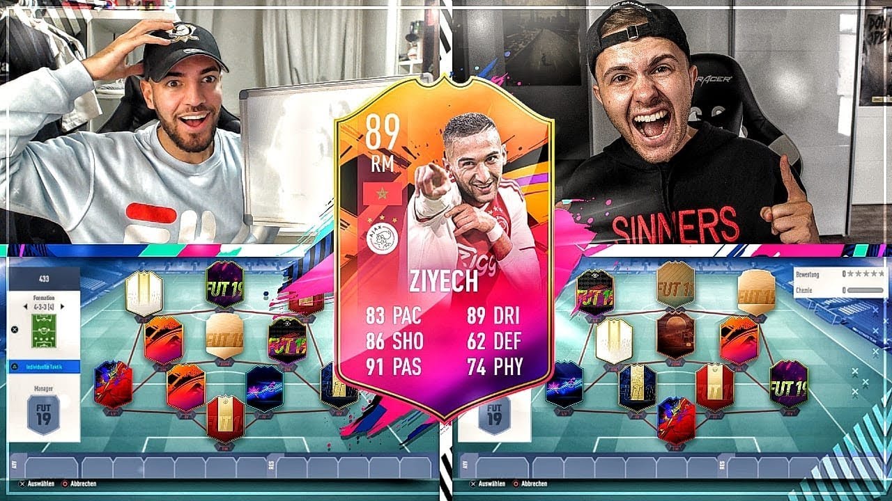 FIFA 19 ZIYECH SQUAD BUILDER BATTLE vs GamerBrother