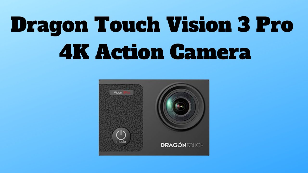 Экшн-камера Dragon Touch Vision 3 Pro 4K