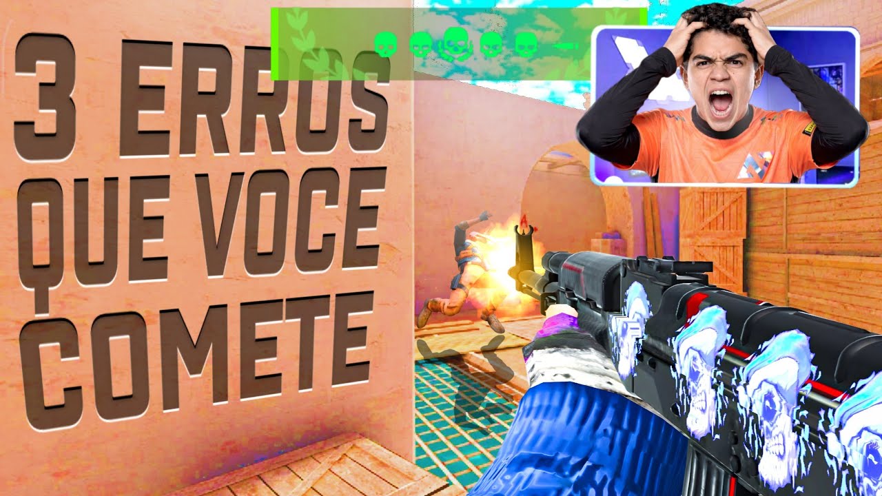 3 ERROS QUE VOCÊ COMETE NA PARTIDA E TE FAZ MORRER NO STANDOFF 2!!!