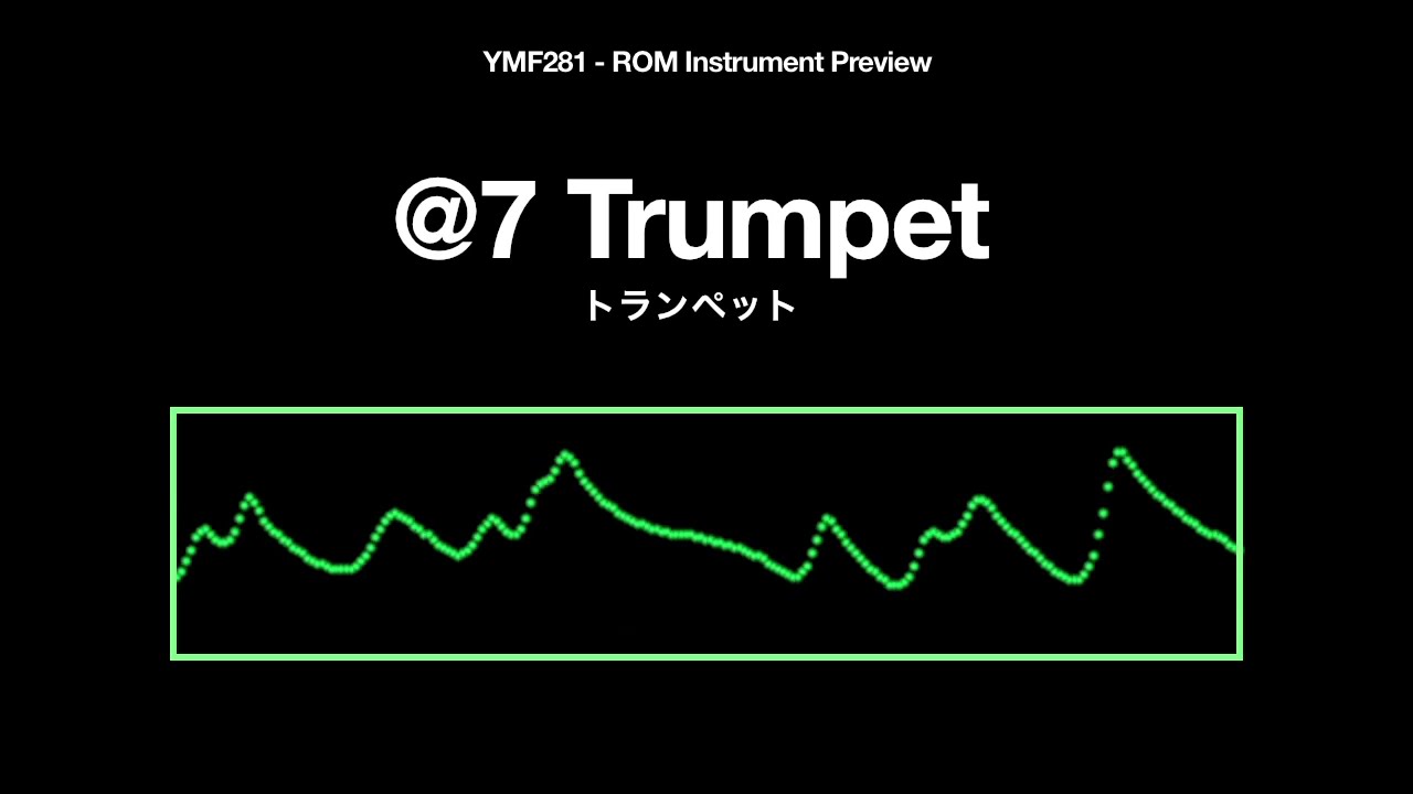 YMF281 All ROM Instruments Preview