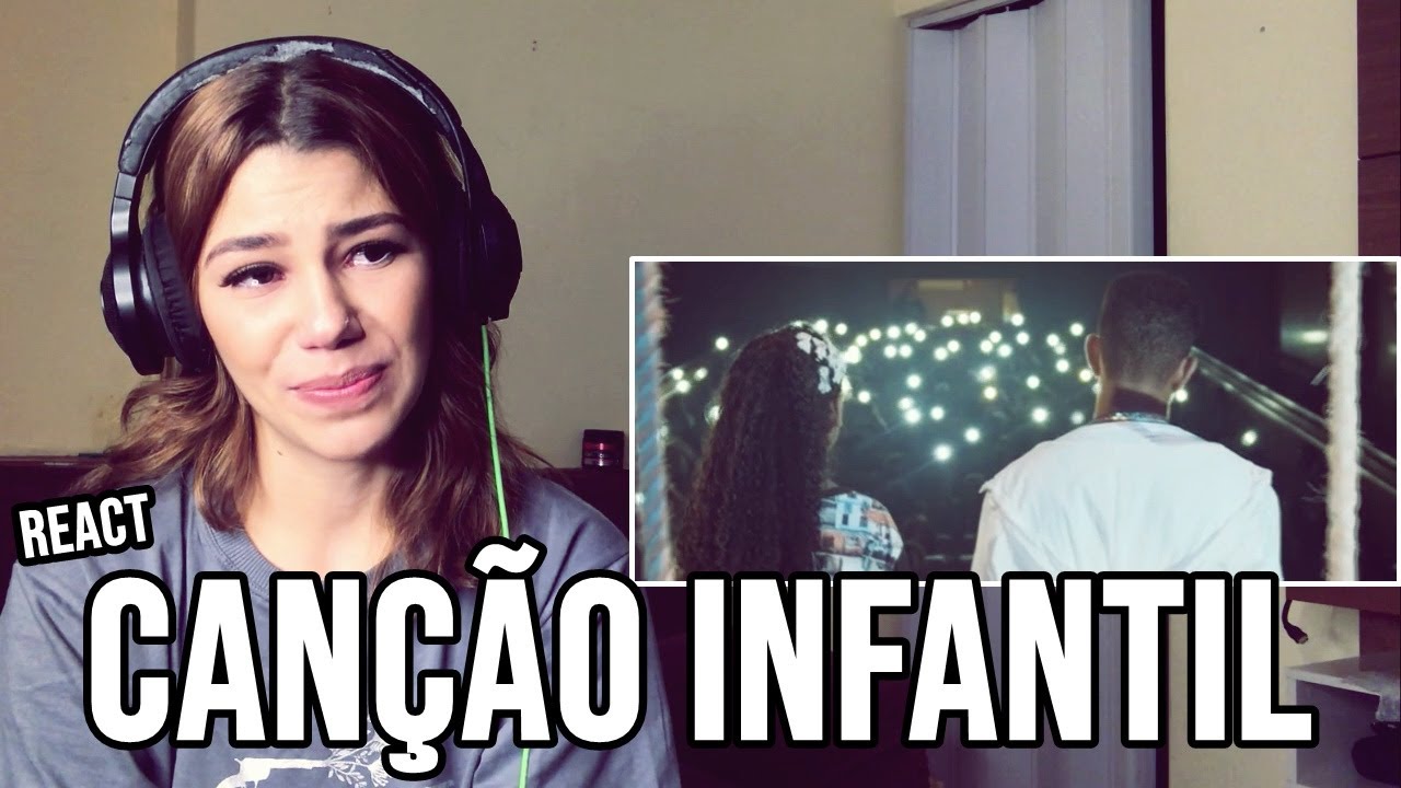 Cesar MC - Canção Infantil part. Cristal (VideoClipe Oficial) [ REAÇÃO REACT]