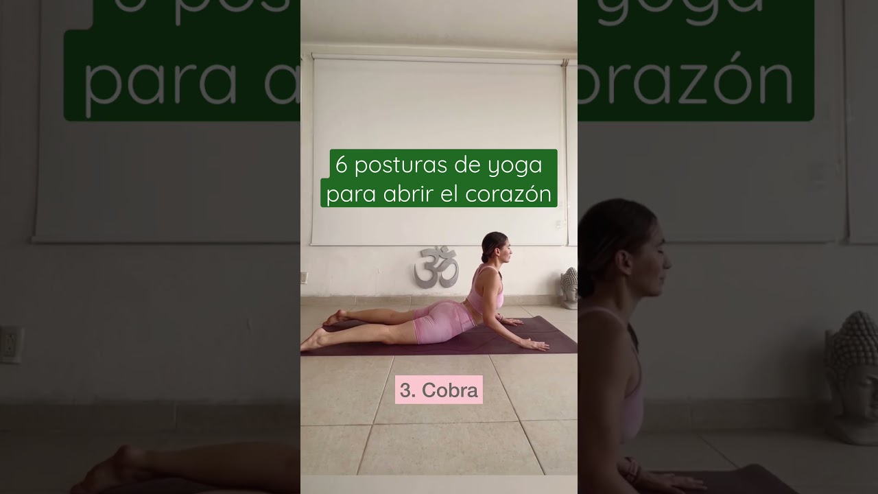 Abre tu coraz&oacute;n y desbloquea tu 4to chakra con estas posturas de yoga #yogaenespa&ntilde;ol #yogaparatodos