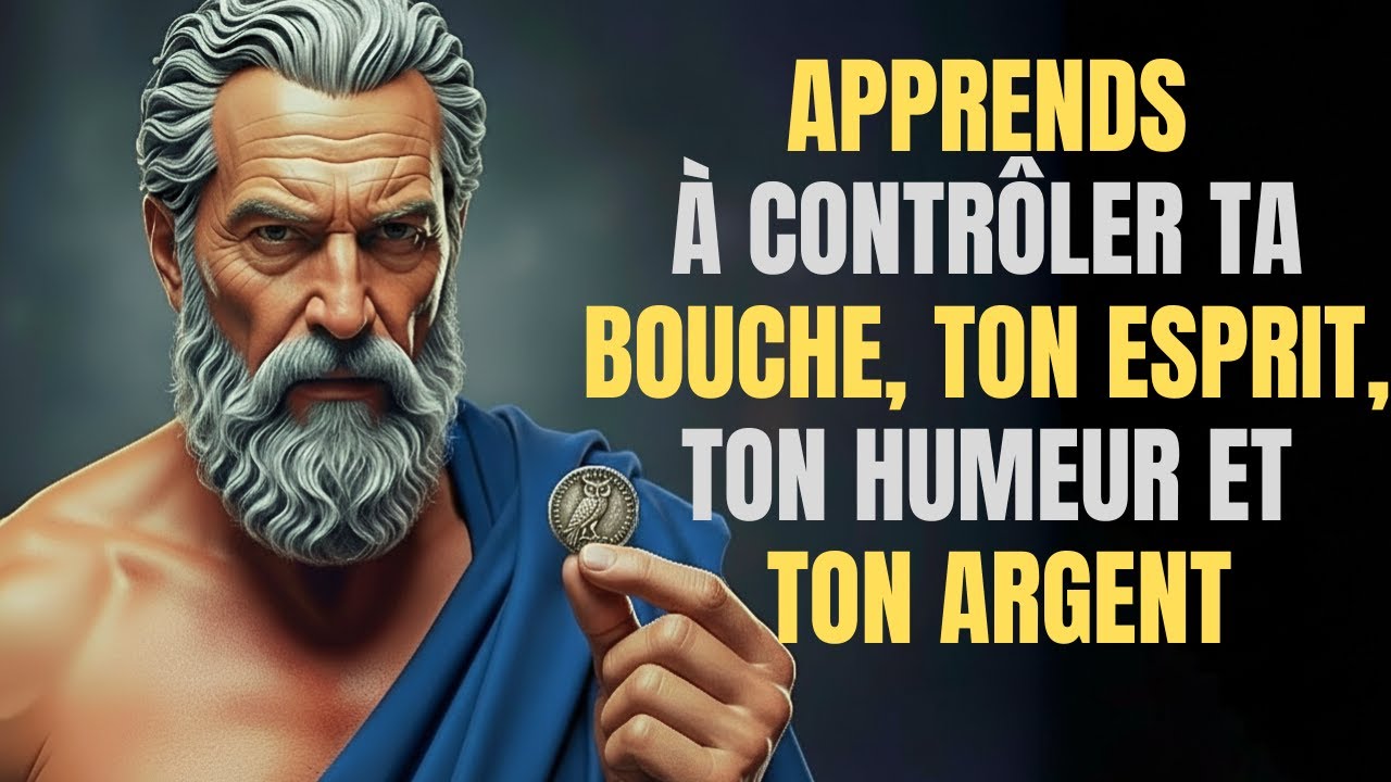 Apprends à contrôler ta bouche, ton esprit, ton humeur et ton argent – 10 leçons de stoïcisme