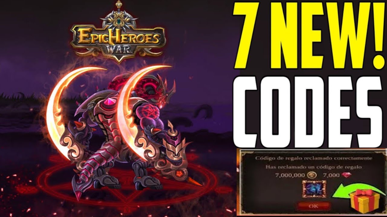 🎁 НОВЫЕ подарочные коды Epic Heroes War 2026 | Все рабочие коды Epic Heroes War + бесплатные нагр...