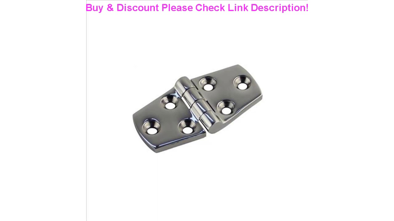 Review HCSSZP Marine watchband hinge stainless steel 316 heavy-duty high mirror door lock watchband