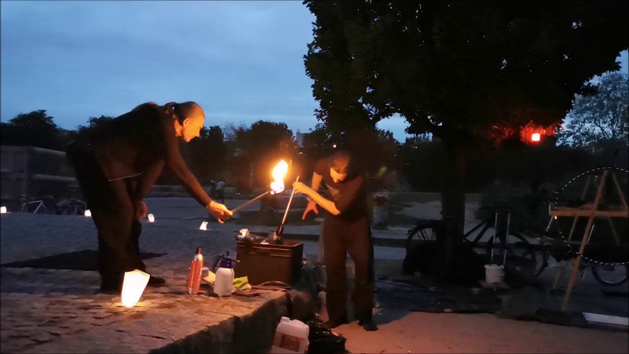 Fire Safety Instructions during Autumn Burn &bull; FeuerCamp firespinning & juggling community