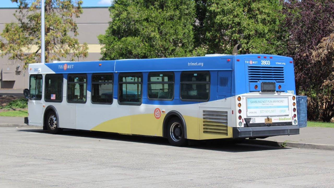 TriMet 2005 New Flyer D40LF #2803 ride onboard route 35