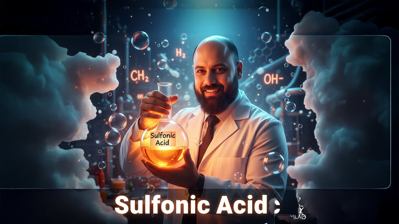 🔥 حمض السلفونيك Sulfonic Acid | أقوى مادة تنظيف في الصناعة؟ | إعرف خاماتك مع د. أحمد فتوح