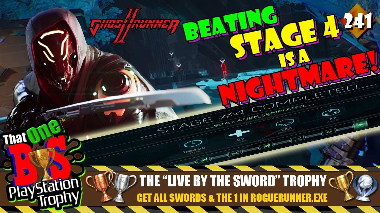 CLEARING STAGE 4 OF THE ROGUERUNNER.EXE MODE FOR THE FINAL SWORD IS HARD! TOBPT#249