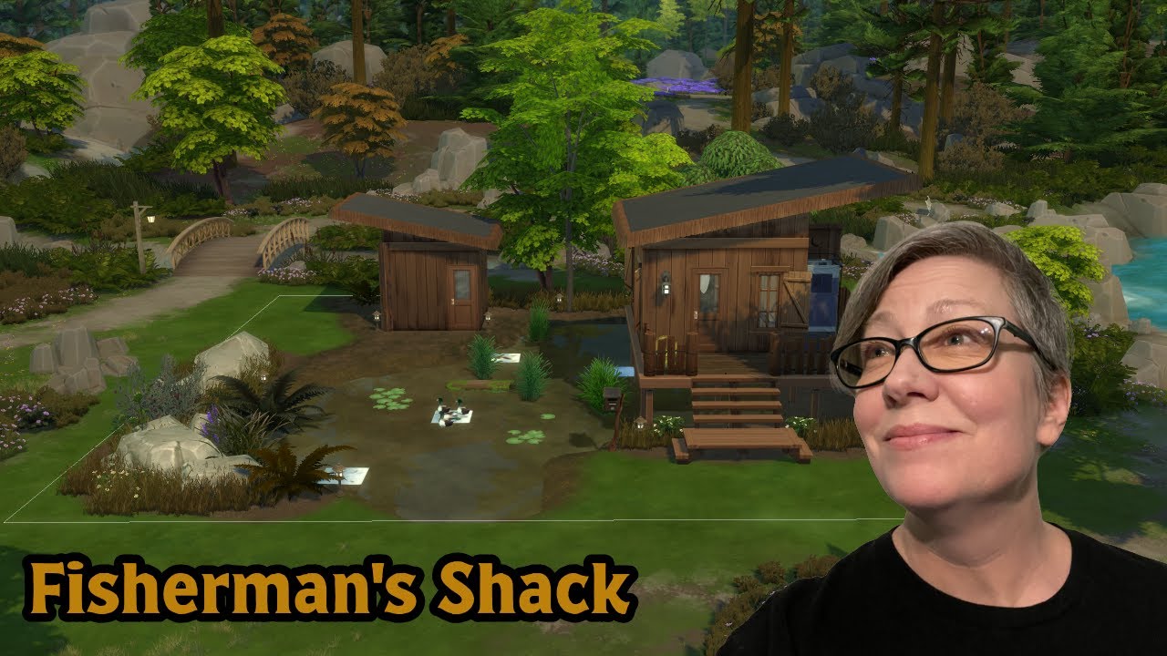 I built a Fisherman's Shack for your Loner sim or retirement!
