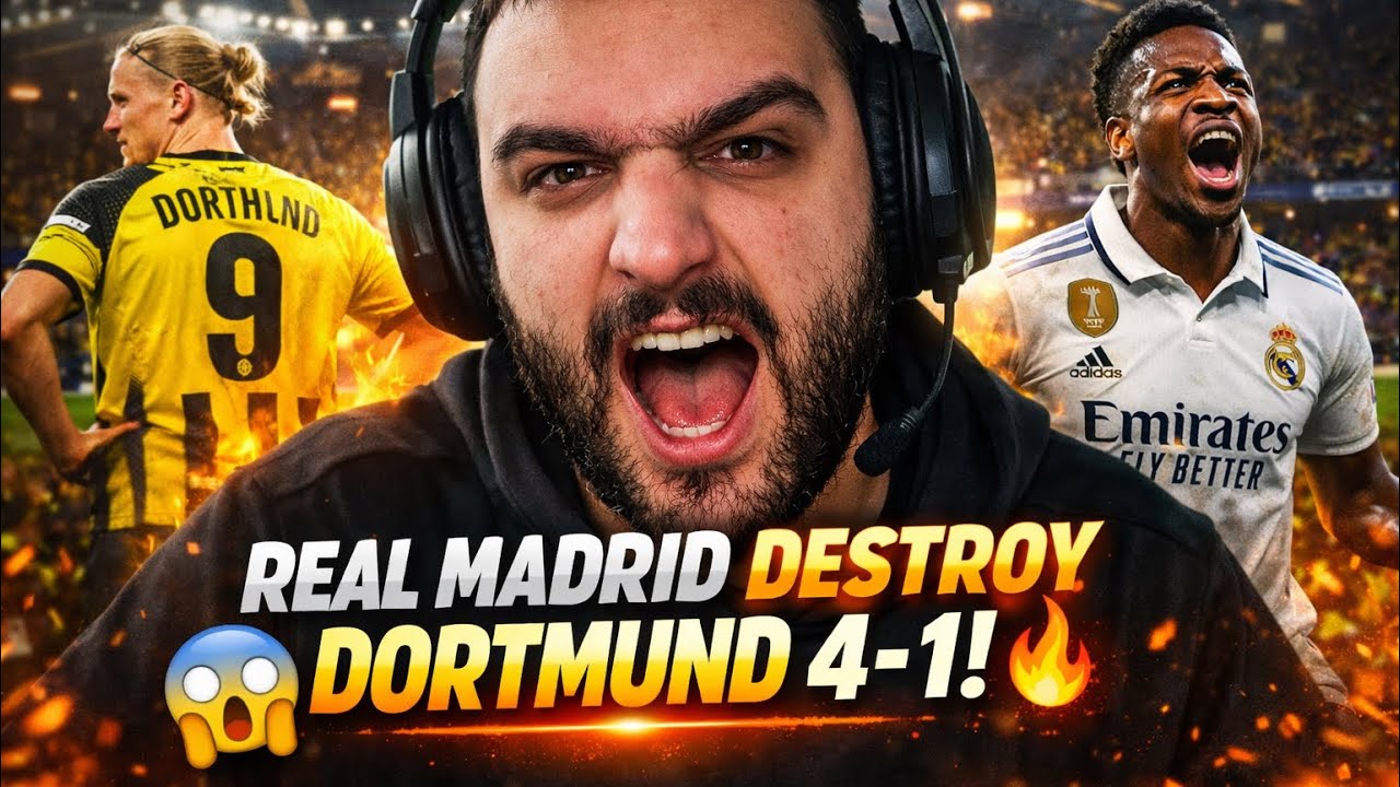 REAL MADRID DESTROY DORTMUND 4-1! 😱 UCL DOMINATION