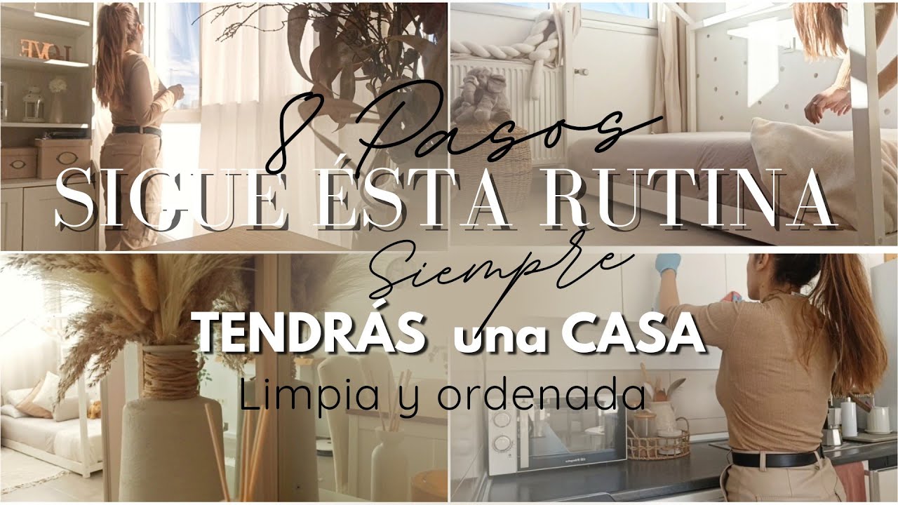 SIGUE ÉSTA RUTINA SIEMPRE y TENDRÁS UNA CASA LIMPIA y RECOGIDA|ORDEN Y LIMPIEZA@myhomedesignbyyaiza