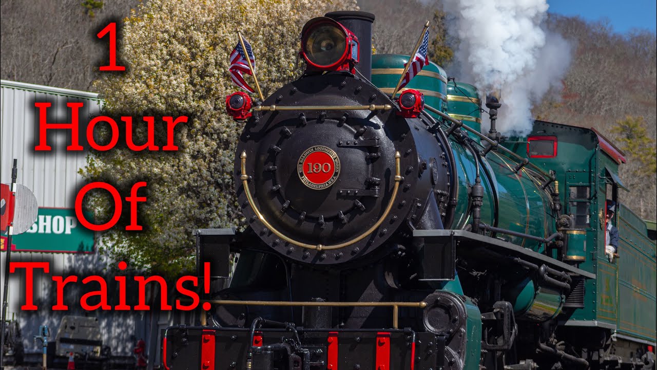 1 Hour Of Trains! 4K