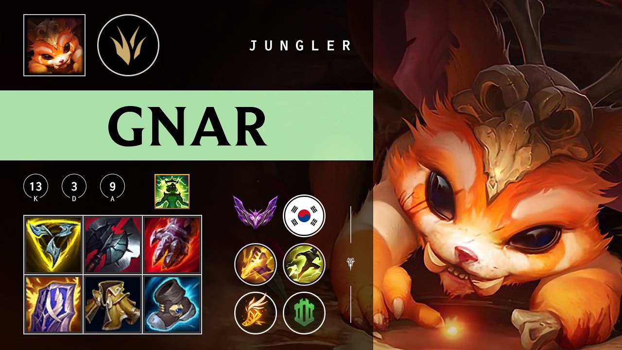 Gnar Jungle vs Malphite - KR Master Patch 26.04