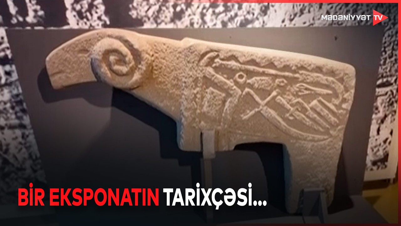 Zəngəzurun Urud kəndində hazırlanan məzar daşı Xalça Muzeyində qorunur