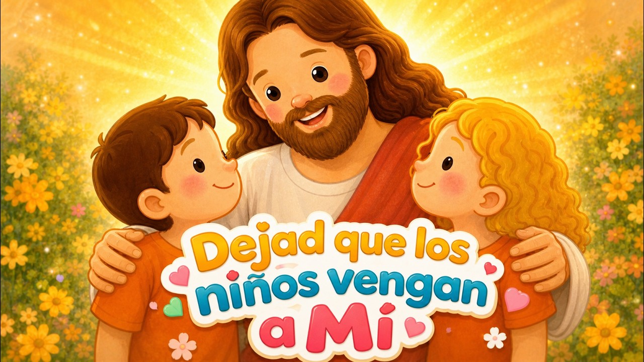 Jesús ama a los Niños | Dejad que los Niños Vengan a Mí 🤍 |  Canción Cristiana Infantil