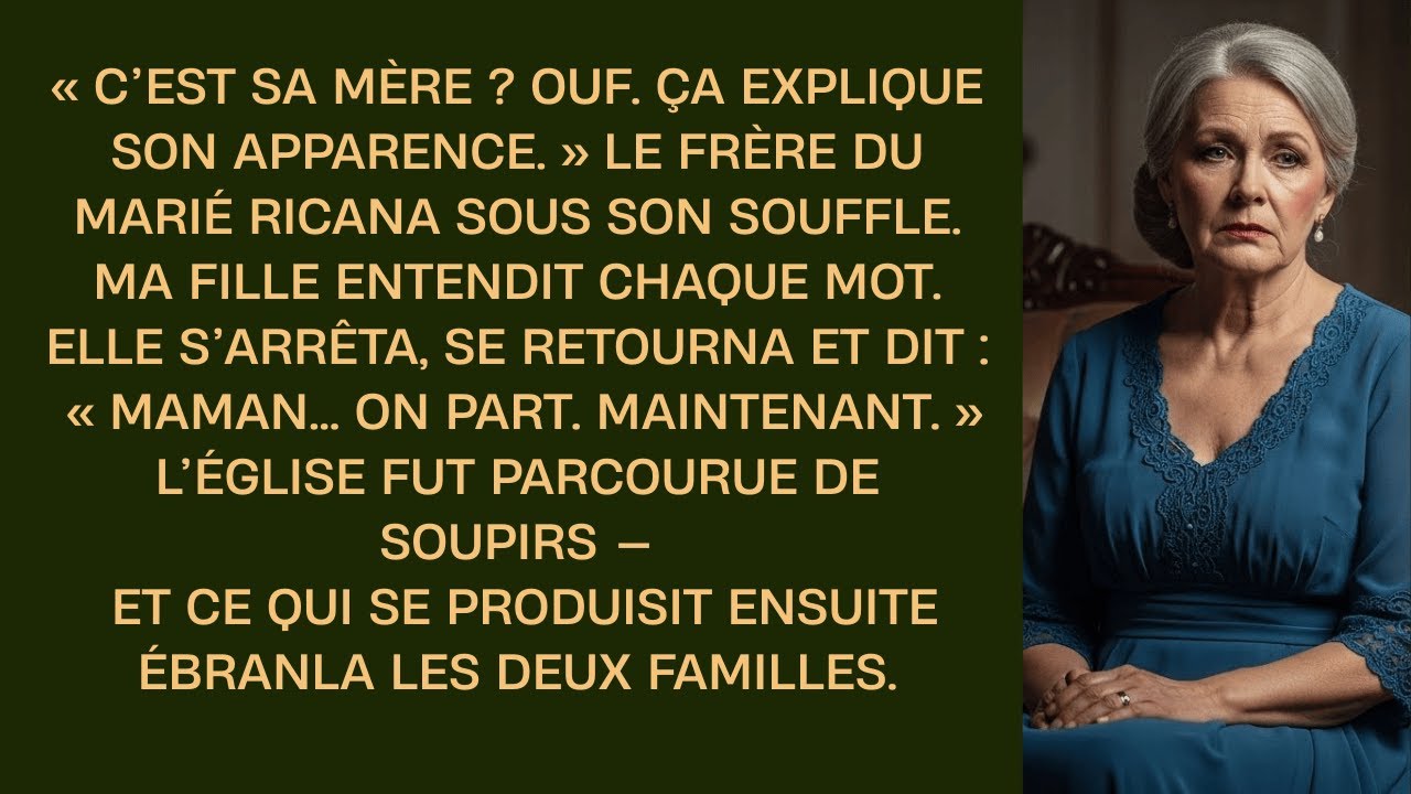 Ils ont Humilié ma Mère à l'Église : J'ai Annulé le Mariage et Révélé leur Secret !