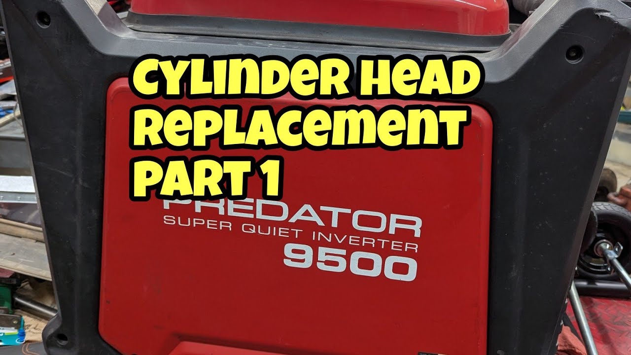 Part 1: Disassembly, Head replacement Predator 9500 Inverter Generator from Harbor Freight