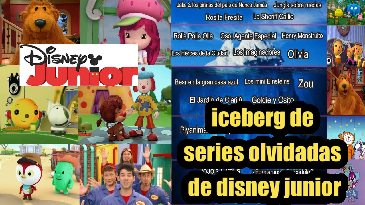 iceberg de series olvidadas de DISNEY JUNIOR