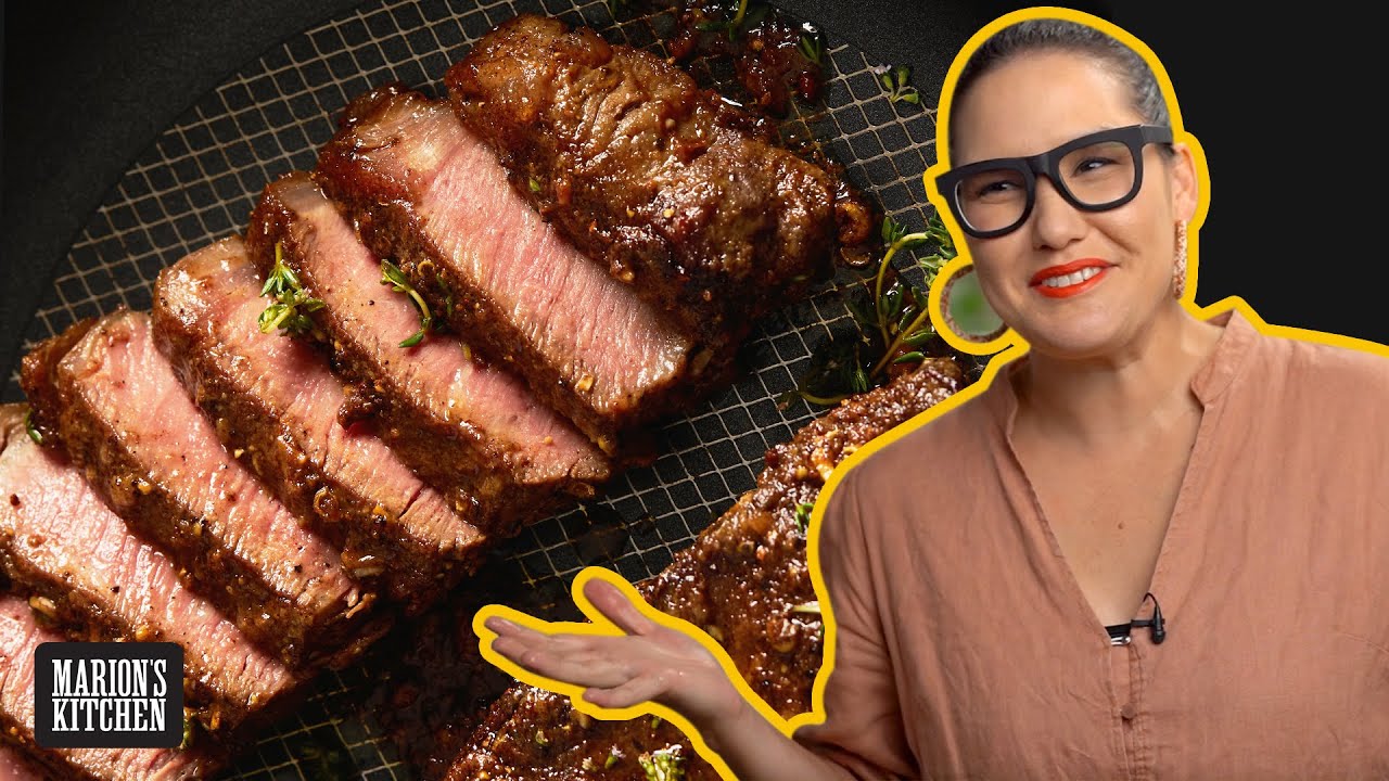 How to cook the BEST pepper steak #AtHome #WithMe | Marion's Kitchen