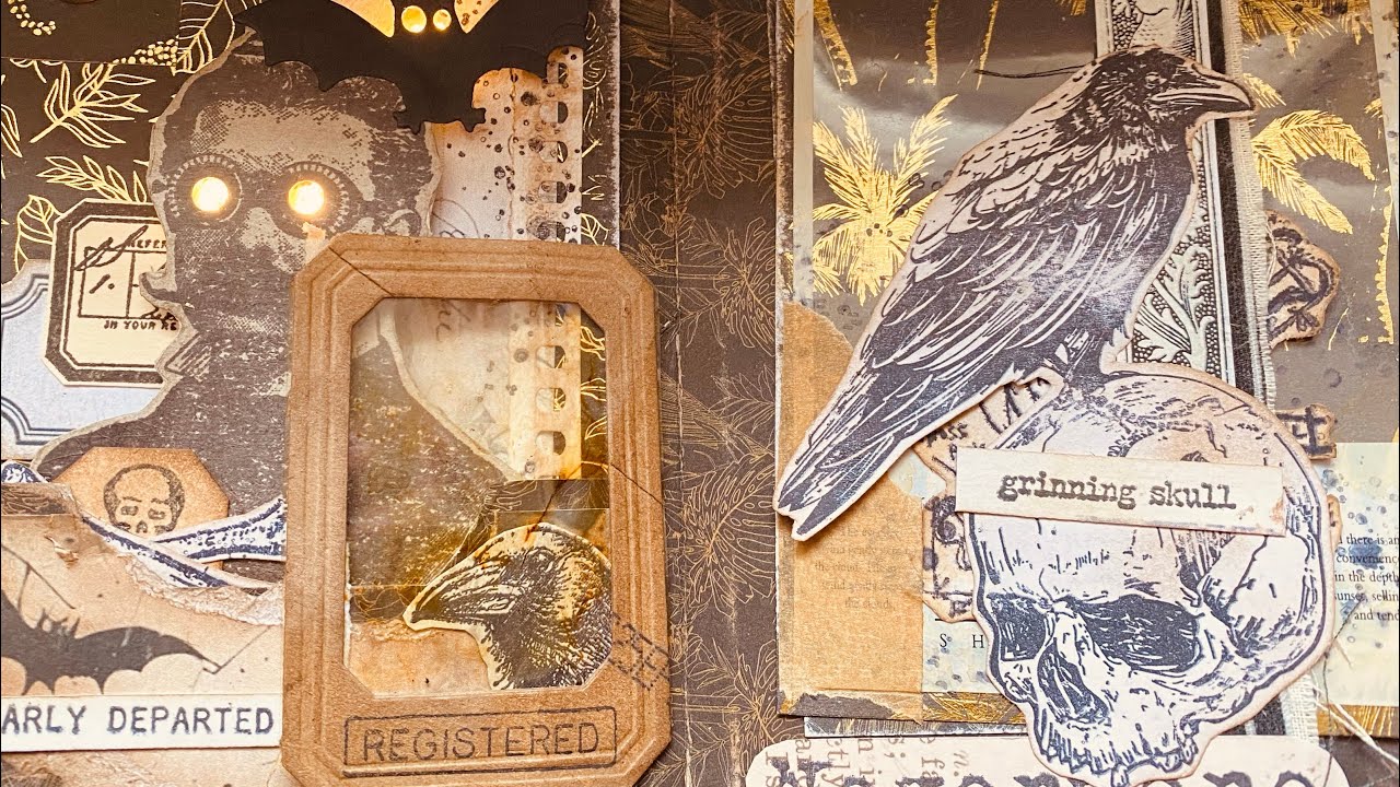 Halloween Journal With a Twist + Toilet Paper Roll Frames