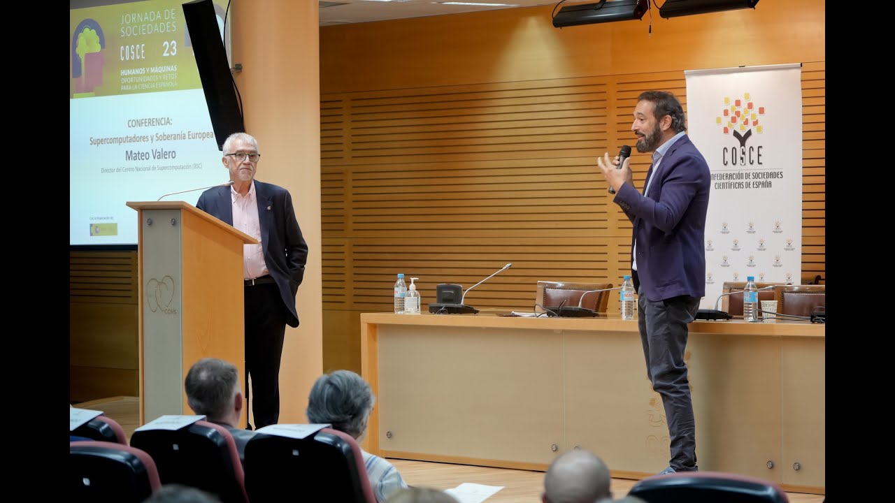La guerra de los chips, supercomputación y soberanía europea. Conferencia de Mateo Valero,  del BSC