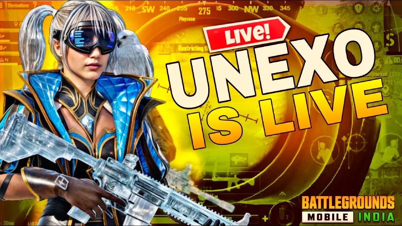 New Session Rankpush New Update Conqueror Rankpush Full Rush Gameplay Bgmi Live Stream Unexo is Live