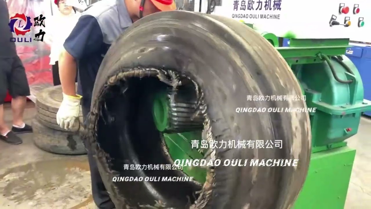 High efficiency tire wire removing machine, can get clean tire wires.