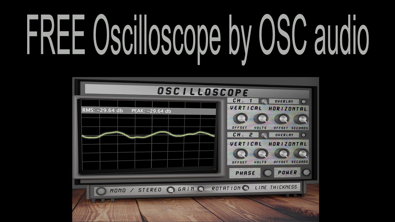 LIMITED TIME FREE Oscilloscope by OSC audio