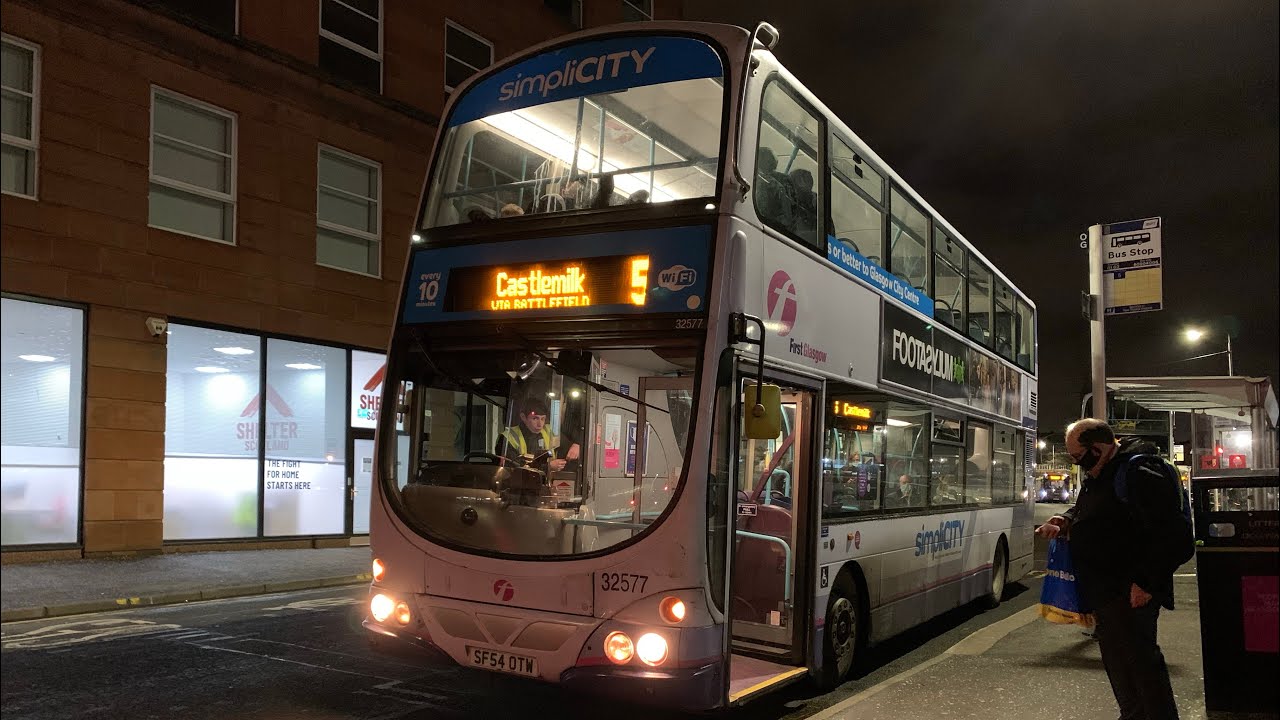 THRASH! Volvo B7TL First Glasgow 32577 (SF54OTW) | 3rd December 2021