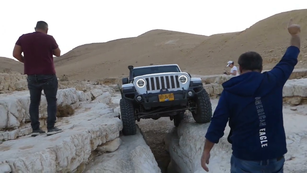 JeeP Sahara 2021 crazy off road נחל הרדוף מעלה הרדוף