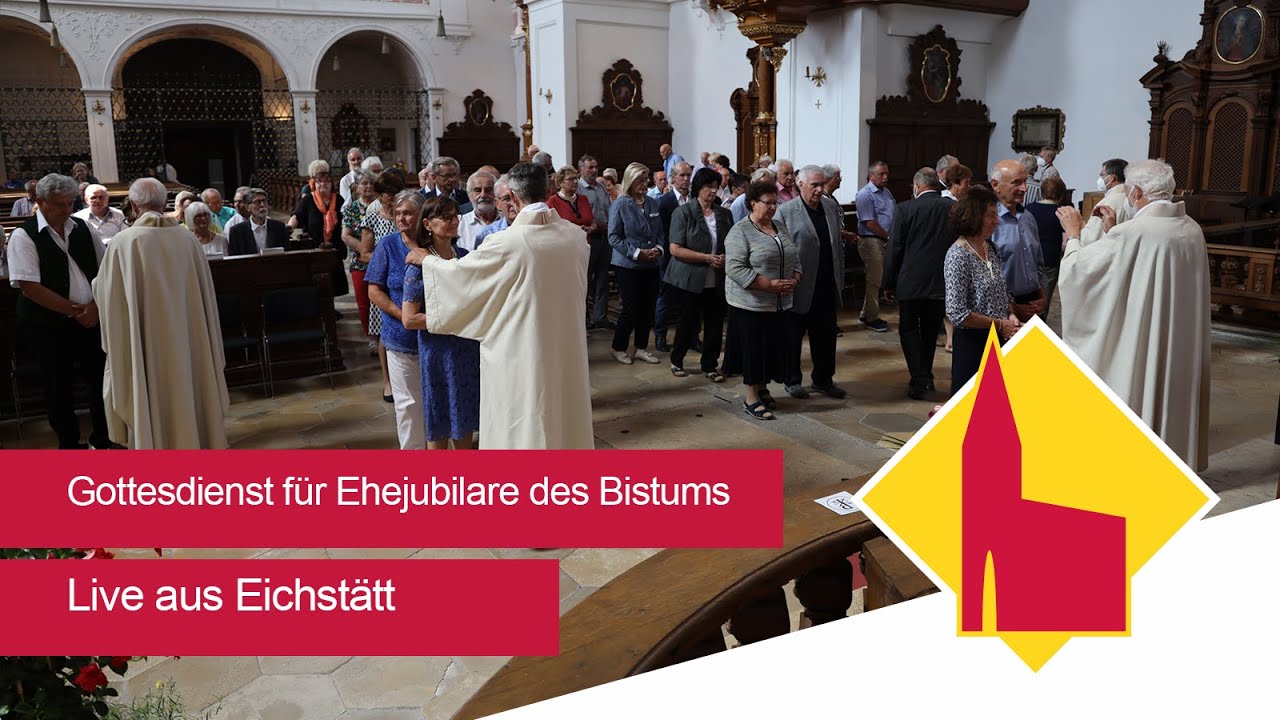 Live aus Eichstätt: Erster Gottesdienst für Ehejubilare des Bistums am Samstag der Willibaldswoche