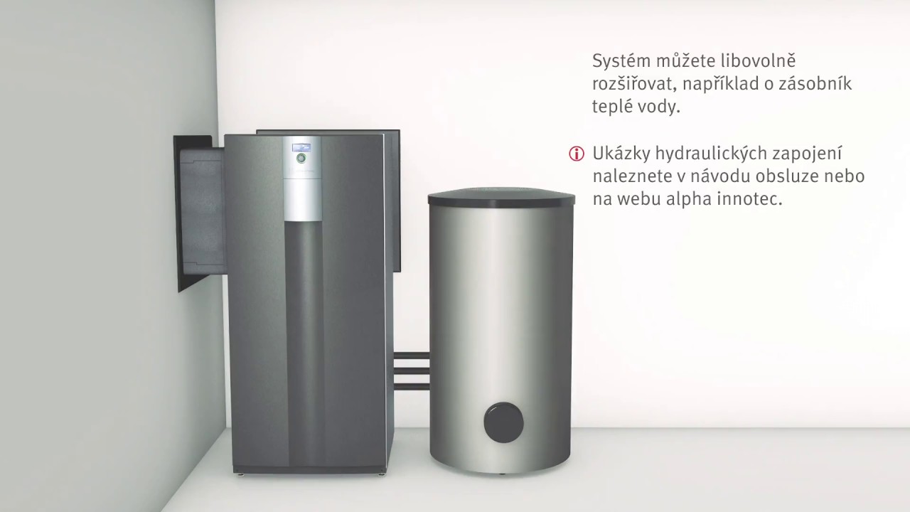 Instalace tepelného čerpadla vzduch/voda alpha innotec LWCV