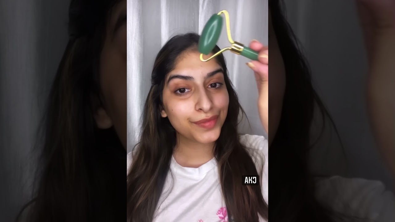 How to use Facial Tools #Jaderoller💖 | #JasmineDeswal #guasha #facialtools