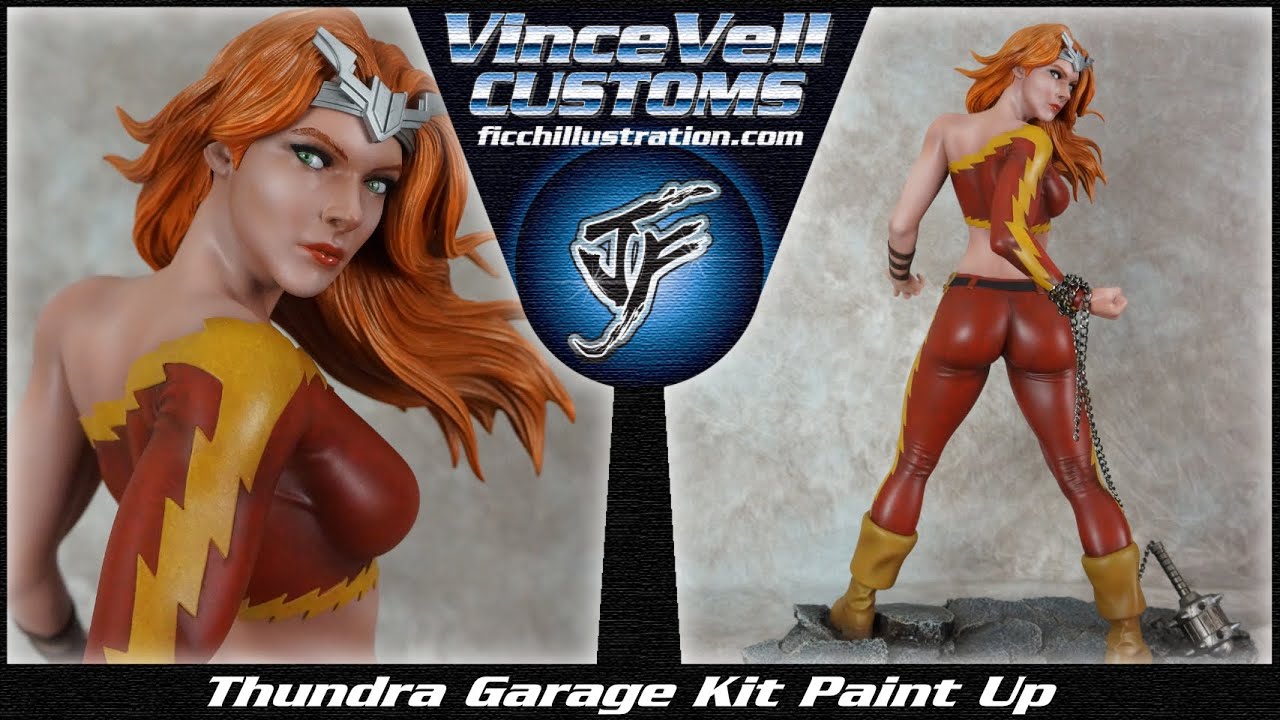 Набор для покраски Thundra Marvel Comics Garage Kit