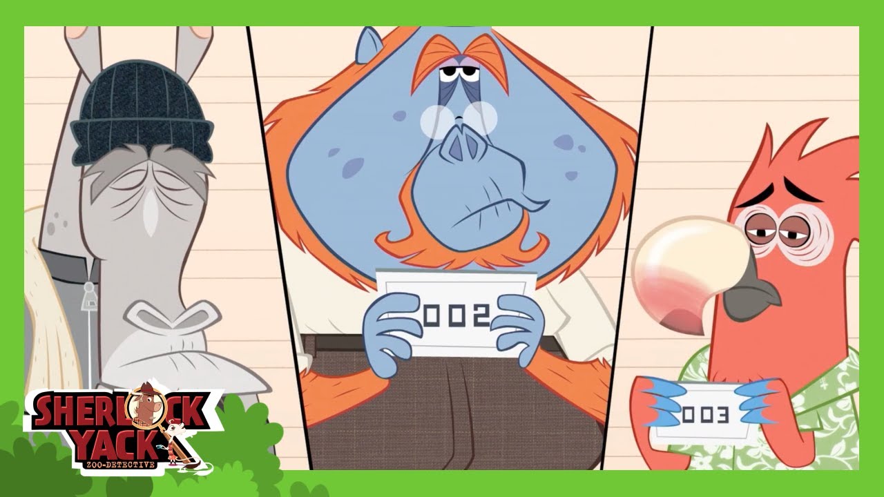 Who Prank Called the Hippopotamus? 📞| Sherlock Yack | Cartoons for Kids