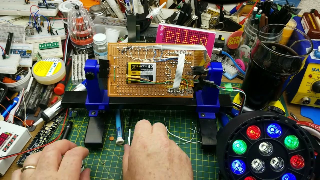 homemade DMX512 controller - tinkering and experimenting