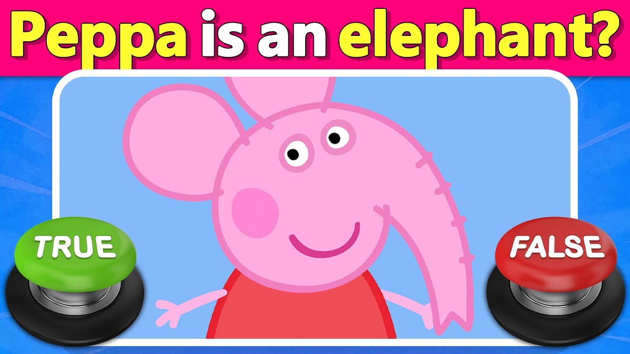 ⭕❌ Peppa Pig True or False Quiz! 🐷 30 Fun Questions for Peppa Pig Fans! | Quiz DingDong