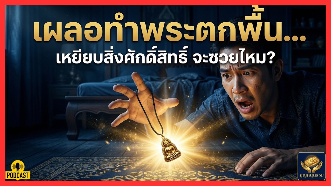 เผลอทำพระตกพื้น เหยียบสิ่งศักดิ์สิทธิ์ จะซวยไหม? แก้เคล็ดแบบดึงสติ ดึงสิริมงคลกลับคืน | บุญหนุนรวย