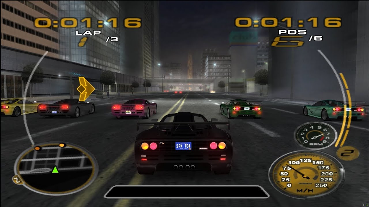 MIDNIGHT CLUB 3 GAMEPLAY 4K 60FPS [PCSX2 1.6.0] | MCLAREN F1 LM - TOKYO