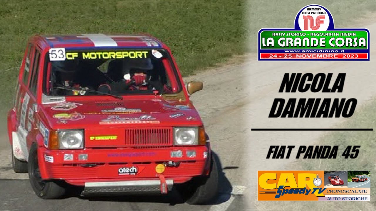 La Grande Corsa 2023 || Simone Nicola-Christian Damiano || Fiat Panda 45